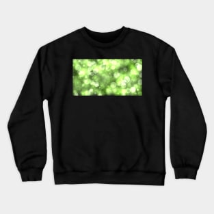 Abstract bubbles green Crewneck Sweatshirt